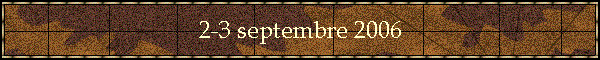 2-3 septembre 2006
